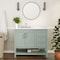 Flash Furniture Vega 42 Inch Vanity w/Sink, Storage Cabinet w/Soft Close Doors, Open Shelf and 3 Drawers, Sage FS-VEGA42-SG-GG - alternate 1